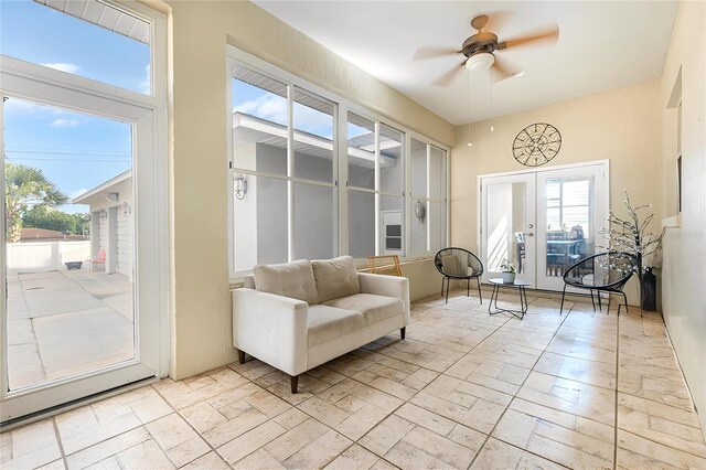 629 Orange Valley Ln, Lakeland, FL 33813 - sunroom featuring french doors