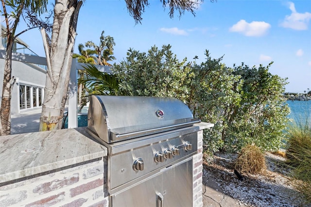 17077 Dolphin Dr, North Redington Beach, FL 33708 - view of patio / terrace with grilling area