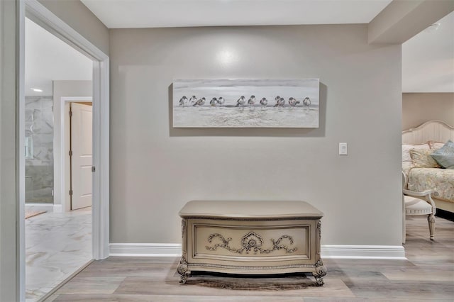 9136 Warm Springs Cir, Parrish, FL 34219 - detailed view of baseboards and wood finished floors