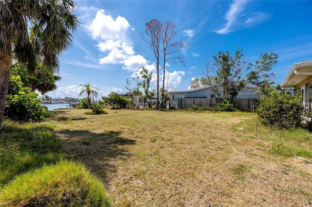 11465 7th St E, Treasure Island, FL 33706 - view of yard featuring a water view