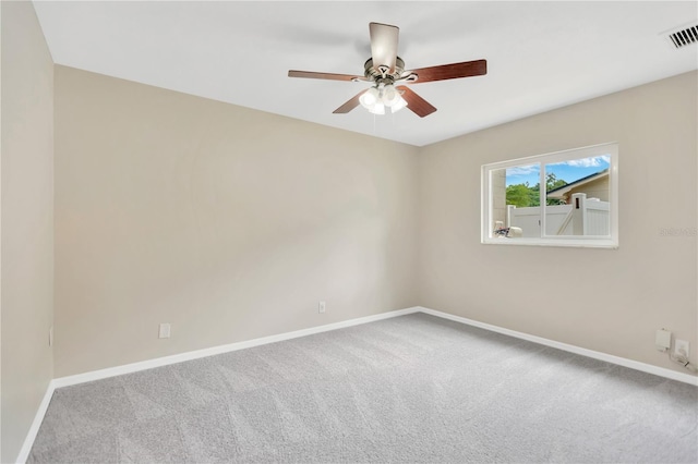 704 Childers Loop, Brandon, FL 33511 - spare room with baseboards, ceiling fan, and carpet floors