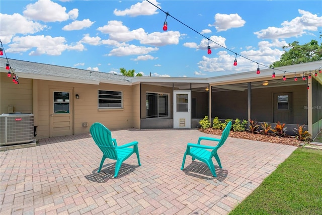 704 Childers Loop, Brandon, FL 33511 - view of patio with central air condition unit