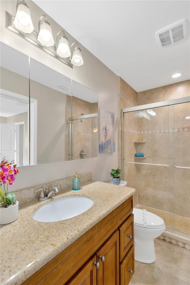 704 Childers Loop, Brandon, FL 33511 - full bath with vanity, a stall shower, and toilet