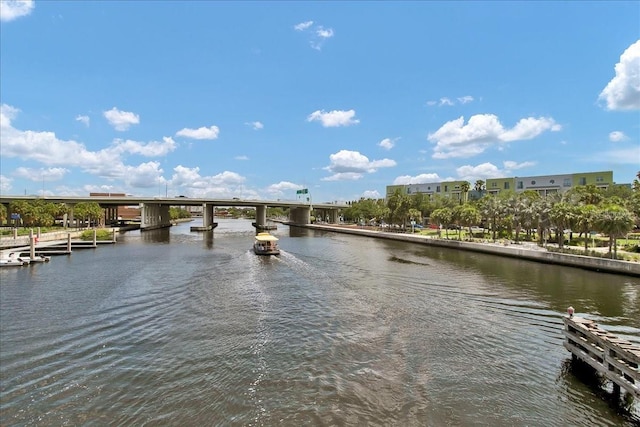 1501 Doyle Carlton Dr Unit 303, Tampa, FL 33602 - water view featuring a notable bridge