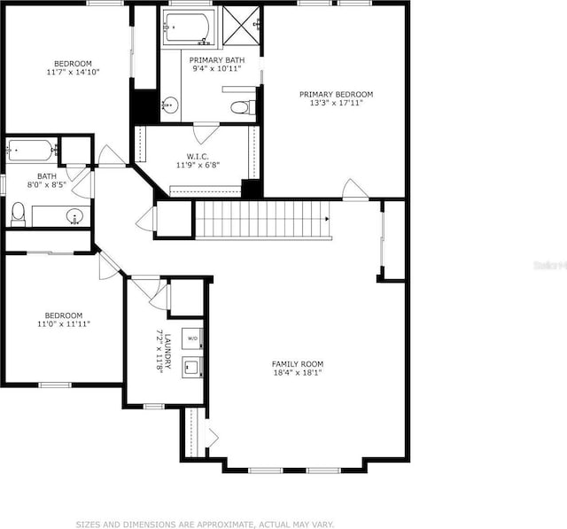8111 Brickleton Woods Ave, Gibsonton, FL 33534 - floor plan / room layout