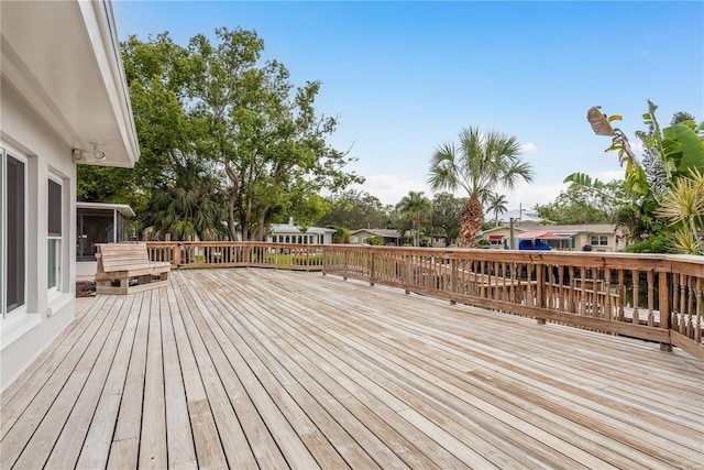12 Bayou Ln, Palm Harbor, FL 34683 - view of wooden deck