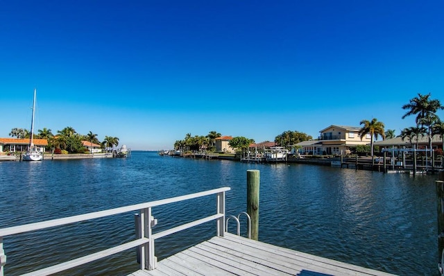 2096 Massachusetts Ave NE, Saint Petersburg, FL 33703 - dock featuring a water view and a residential view