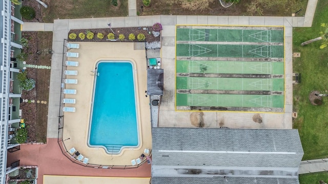 4748 Azalea Dr Unit 204, New Port Richey, FL 34652 - drone / aerial view of a pool area