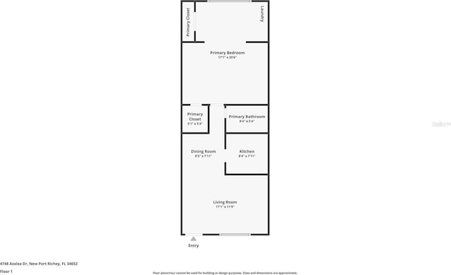4748 Azalea Dr Unit 204, New Port Richey, FL 34652 - home floor plan