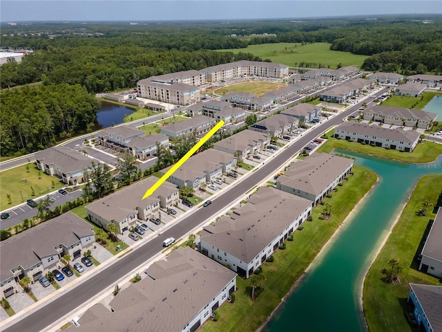 4262 Cloud Hopper Way, Lutz, FL 33559 - drone / aerial view of a nearby body of water and a forest
