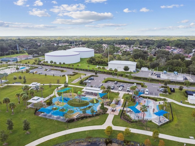 13612 S Village Dr Unit 5201, Tampa, FL 33618 - bird's eye view of a park and a tree filled landscape