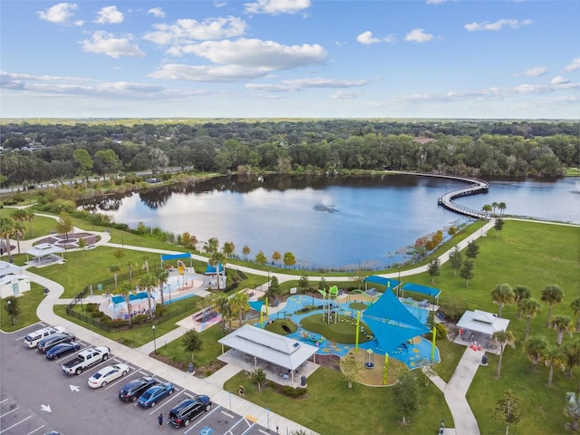 13612 S Village Dr Unit 5201, Tampa, FL 33618 - bird's eye view of a nearby body of water
