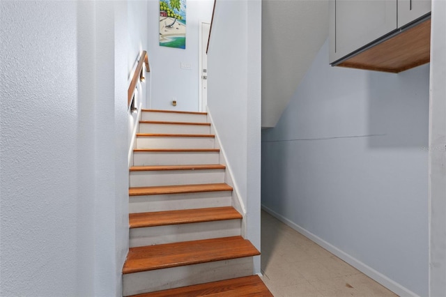 4137 Des Prez Ct, Hernando Beach, FL 34607 - stairs featuring baseboards