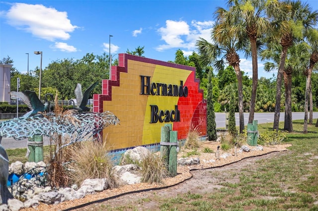 4137 Des Prez Ct, Hernando Beach, FL 34607 - view of community sign