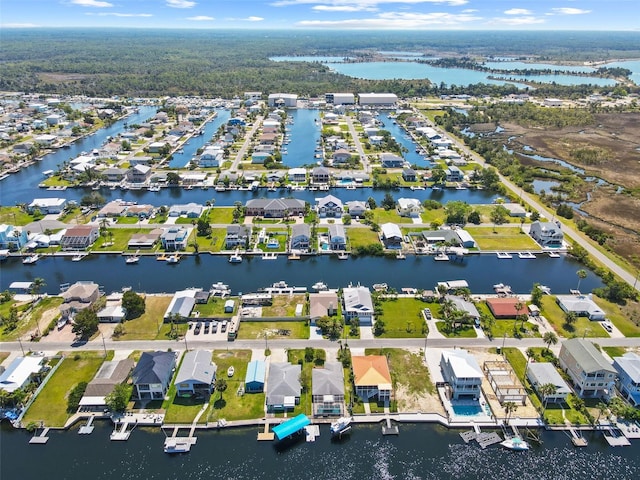 4137 Des Prez Ct, Hernando Beach, FL 34607 - aerial view of residential area featuring a nearby body of water