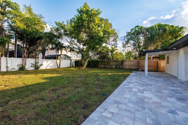 3947 Overlook Dr NE, Saint Petersburg, FL 33703 - view of yard featuring a patio area