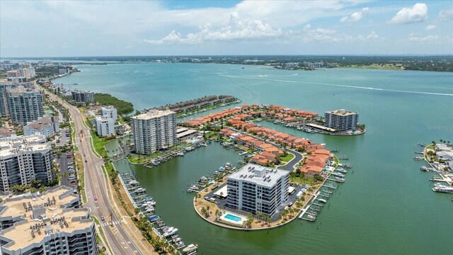 1651 Sand Key Estates Ct Unit 54, Clearwater Beach, FL 33767 - view of urban area featuring a nearby body of water and a marina
