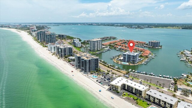 1651 Sand Key Estates Ct Unit 54, Clearwater Beach, FL 33767 - view of urban area with expansive beach