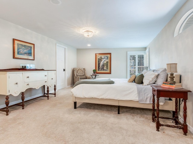 3724 Fawn Grove Ct, Land O Lakes, FL 34639 - bedroom featuring light carpet and baseboards
