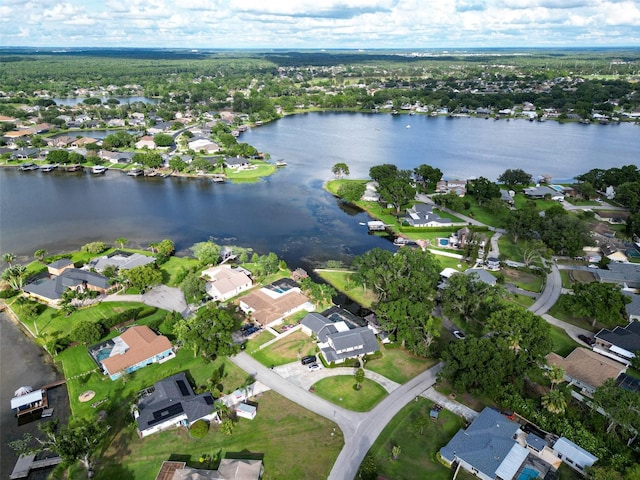 3724 Fawn Grove Ct, Land O Lakes, FL 34639 - aerial view of property and surrounding area featuring a nearby body of water and nearby suburban area