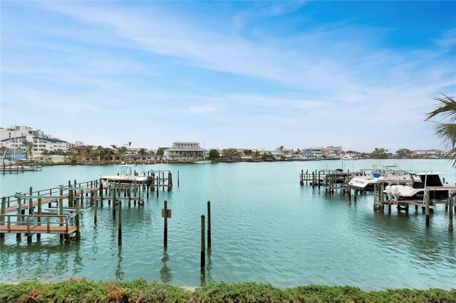 530 S Gulfview Blvd Unit 203, Clearwater Beach, FL 33767 - dock area featuring a water view