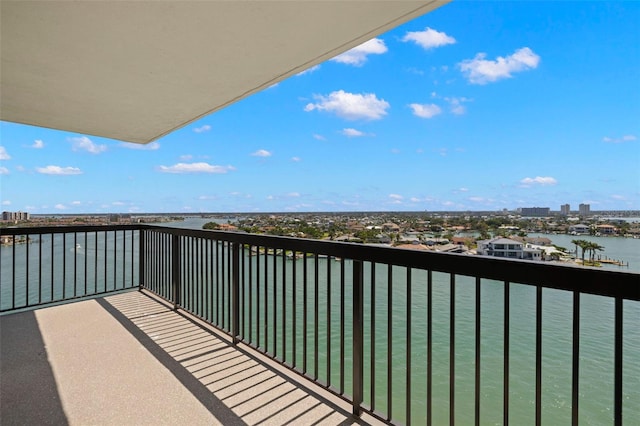 9425 Blind Pass Rd Unit 1008, St Pete Beach, FL 33706 - balcony with a water view