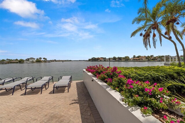 9425 Blind Pass Rd Unit 1008, St Pete Beach, FL 33706 - dock area with a water view