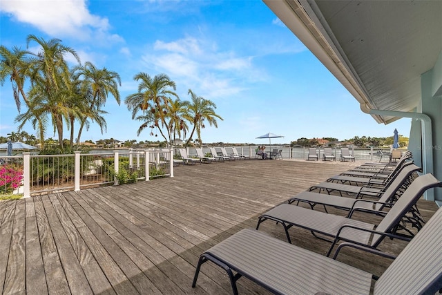 9425 Blind Pass Rd Unit 1008, St Pete Beach, FL 33706 - view of wooden deck