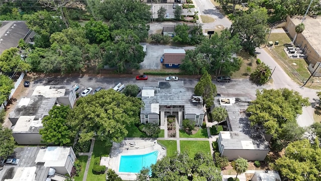 125 Picardy Villa Cir Unit 100, Brandon, FL 33510 - drone / aerial view of a pool area