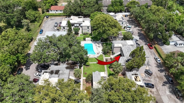 125 Picardy Villa Cir Unit 100, Brandon, FL 33510 - aerial overview of property's location with a pool