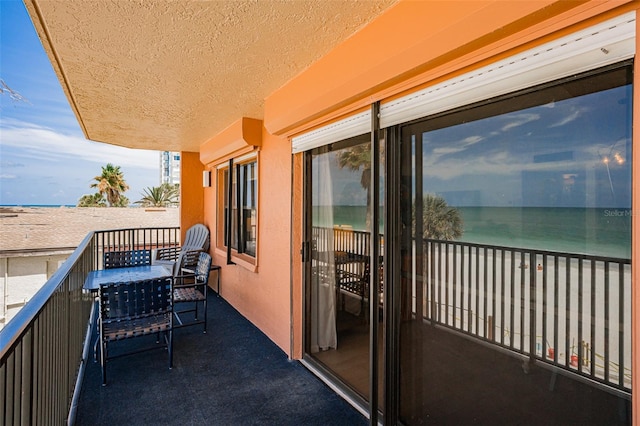 17334 Gulf Blvd Unit 203, North Redington Beach, FL 33708 - balcony featuring a water view