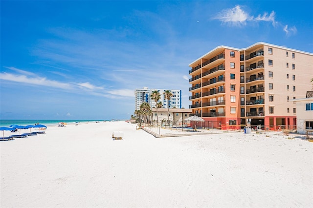 17334 Gulf Blvd Unit 203, North Redington Beach, FL 33708 - view of apartment building / complex featuring view of water and beach