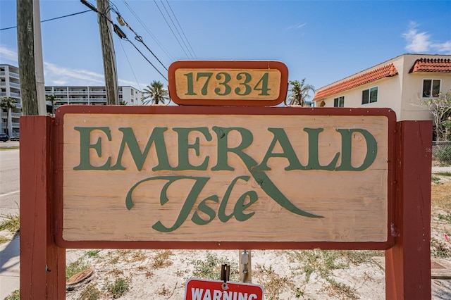 17334 Gulf Blvd Unit 203, North Redington Beach, FL 33708 - view of community sign