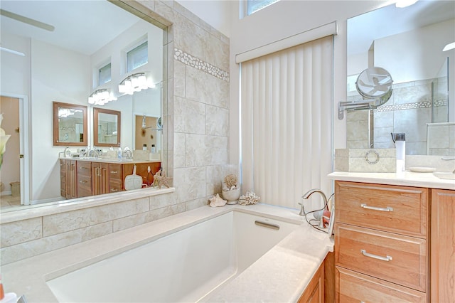 4304 Place Le Manes, Lutz, FL 33558 - full bathroom with vanity and a bath