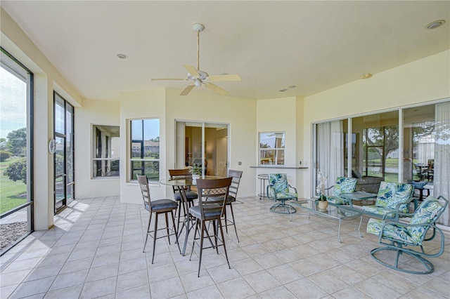 4304 Place Le Manes, Lutz, FL 33558 - sunroom featuring tile patterned flooring