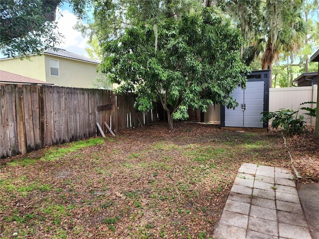 8313 Arabian Dunes Pl, Riverview, FL 33578 - fenced backyard with a shed