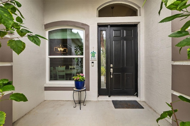 4505 Anaconda Dr, New Port Richey, FL 34655 - entrance to property with stucco siding
