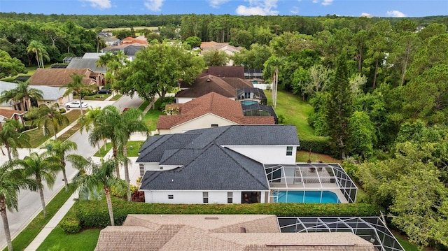 4505 Anaconda Dr, New Port Richey, FL 34655 - aerial view of residential area featuring a forest