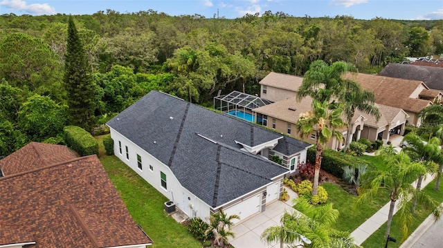 4505 Anaconda Dr, New Port Richey, FL 34655 - view of subject property with a heavily wooded area