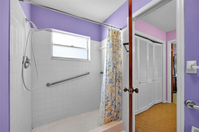 321 Belle View Ave, Temple Terrace, FL 33617 - bathroom featuring tiled shower