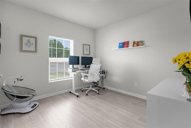14532 Whitewater Way, Brooksville, FL 34604 - office space with light wood-style floors and baseboards
