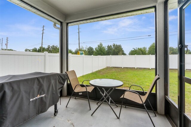 14532 Whitewater Way, Brooksville, FL 34604 - sunroom / solarium featuring plenty of natural light