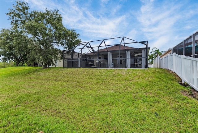 13910 Chalk Hill Pl, Riverview, FL 33579 - back of property featuring a lanai