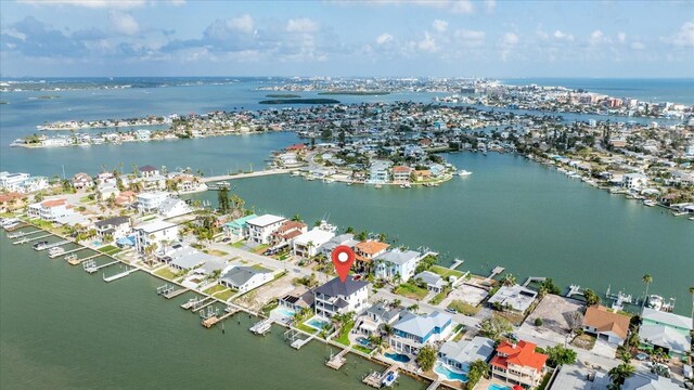 820 Bay Point Dr, Madeira Beach, FL 33708 - view of property location featuring a nearby body of water and nearby suburban area