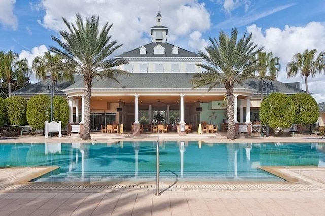 7810 Whitemarsh Way, Reunion, FL 34747 - community pool with a patio