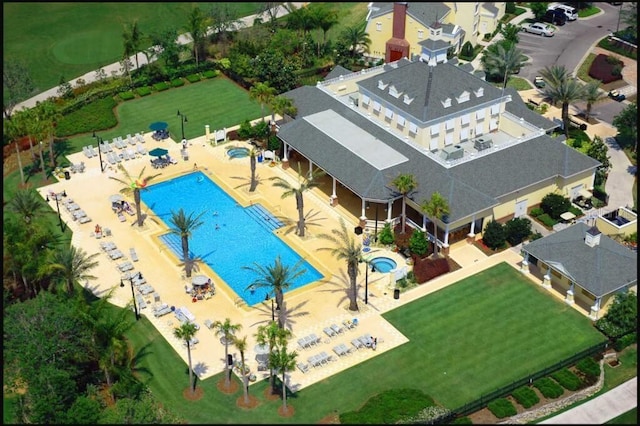 7810 Whitemarsh Way, Reunion, FL 34747 - bird's eye view of a pool area