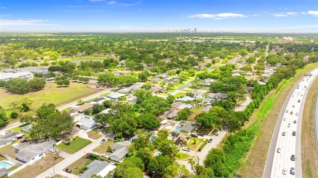 7276 21st St N, Saint Petersburg, FL 33702 - aerial overview of property's location featuring nearby suburban area and a highway