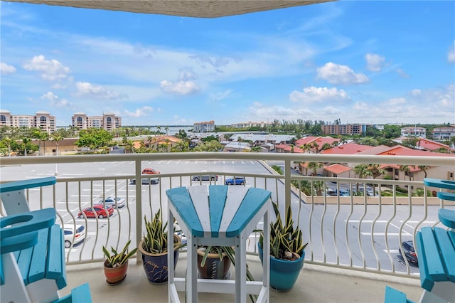 4900 Brittany Dr S Unit 611, Saint Petersburg, FL 33715 - balcony featuring a view of city