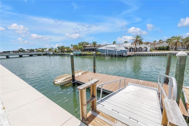 4900 Brittany Dr S Unit 611, Saint Petersburg, FL 33715 - dock area featuring a water view