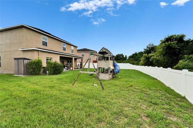 12316 Streambed Dr, Riverview, FL 33579 - view of yard featuring a playground